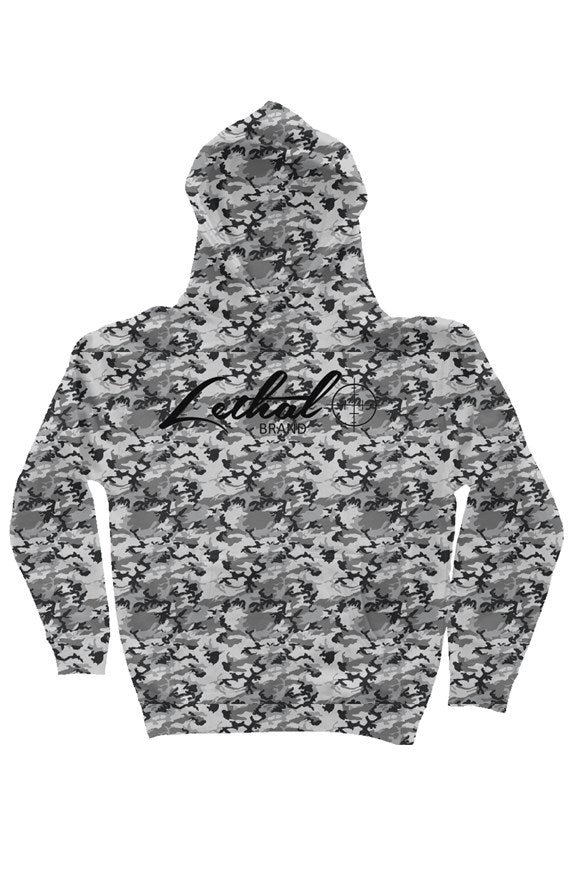 Snow Camo Lethal Original Logo Hoodie Heavyweight Hoodie