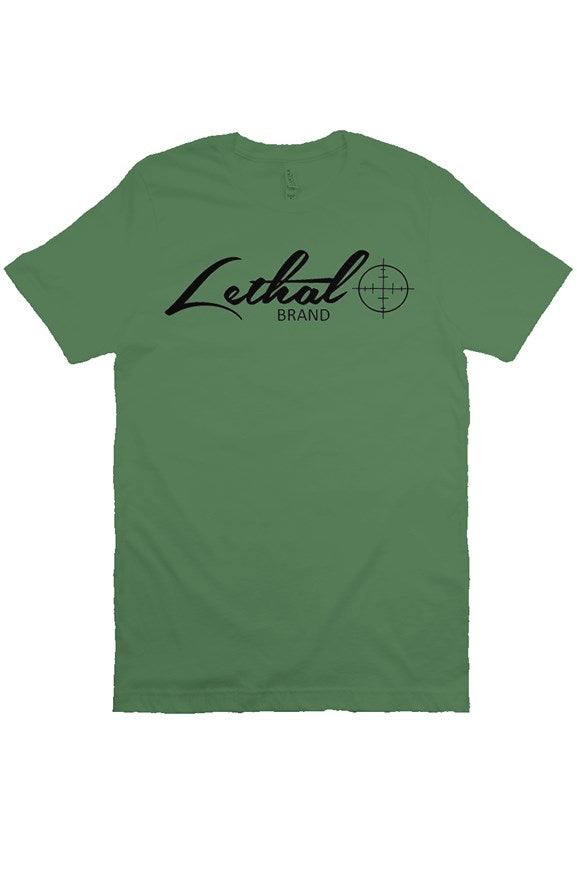 Lethal Original Logo Canvas T Shirt (Leaf)