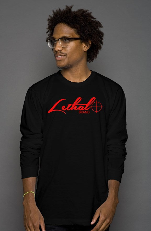 Lethal Original Logo Canvas T Shirt (Black)