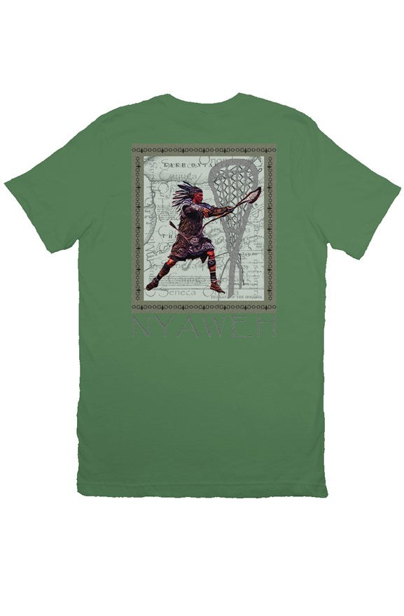 Lethal Brand Haudenosaunee/Iroquois Lacrosse Tribute T-shirt (Leaf)