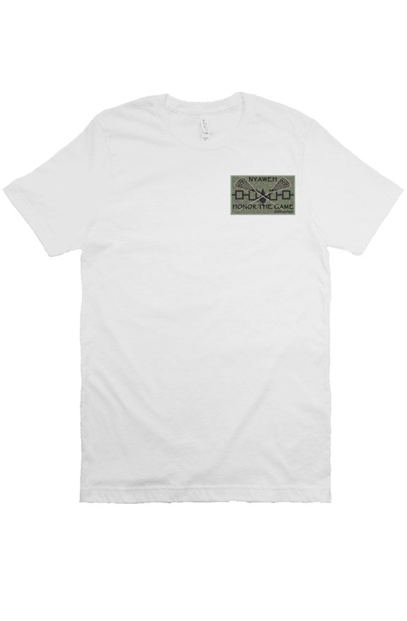 Lethal Brand Haudenosaunee/Iroquois Lacrosse Tribute T-shirt (White)