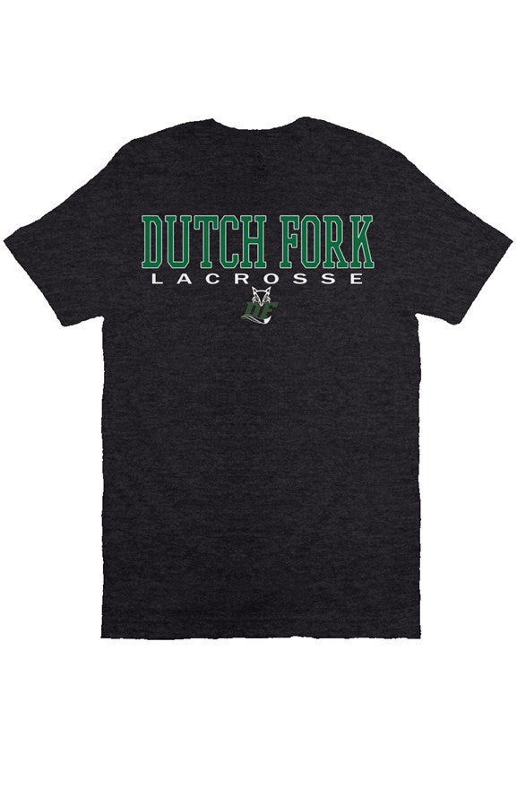 Dutch Fork Lacrosse - Simple Design Tee (Vintage Black)
