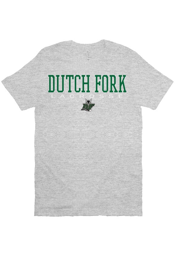 Dutch Fork Lacrosse - Simple Design Tee (Athletic Heather)