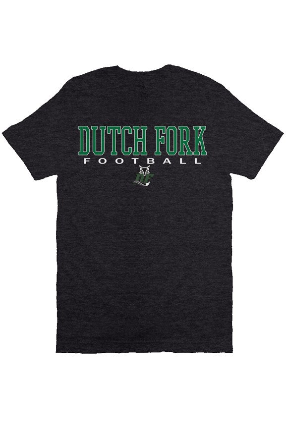 Dutch Fork Football - Simple Design Tee (Vintage Black)