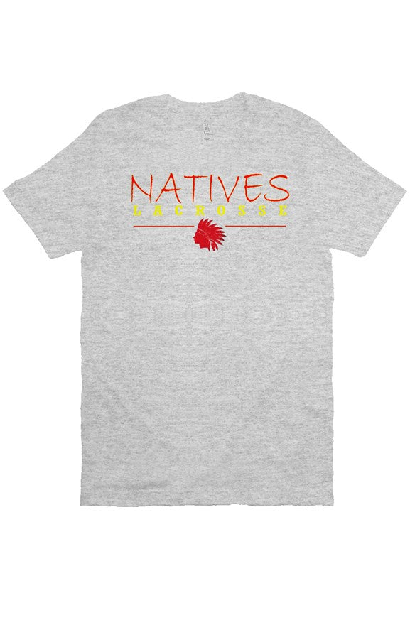 Natives Lacrosse Club - Simple Design Tee (Athletic Heather)