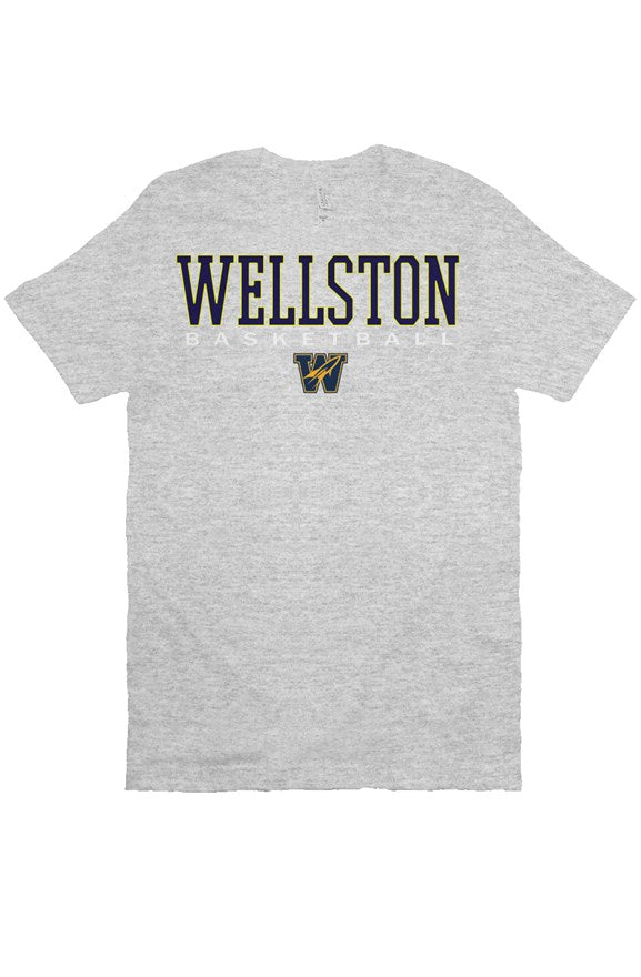 Wellston Basketball - Simple Design Tee (Athletic Heather)