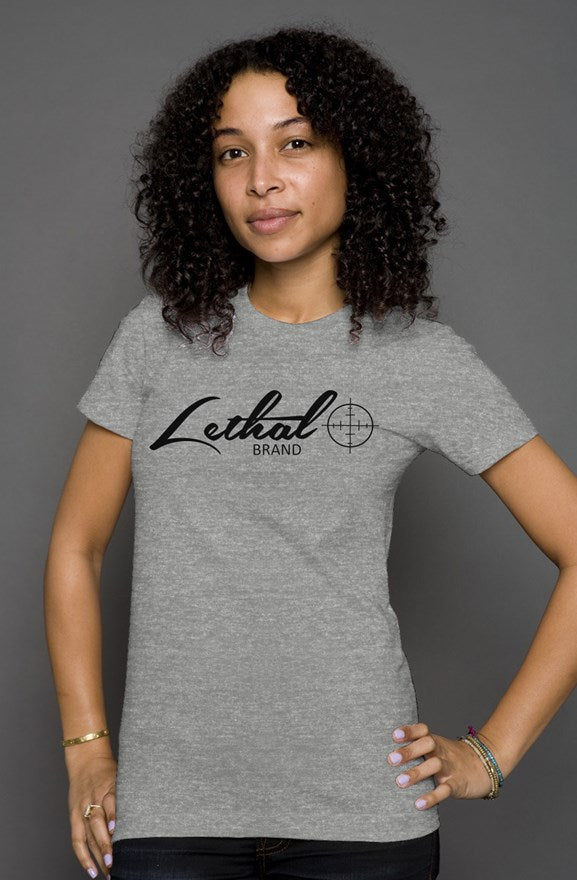 Women's Original Lethal Logo Heather Tee (Deep Heather)