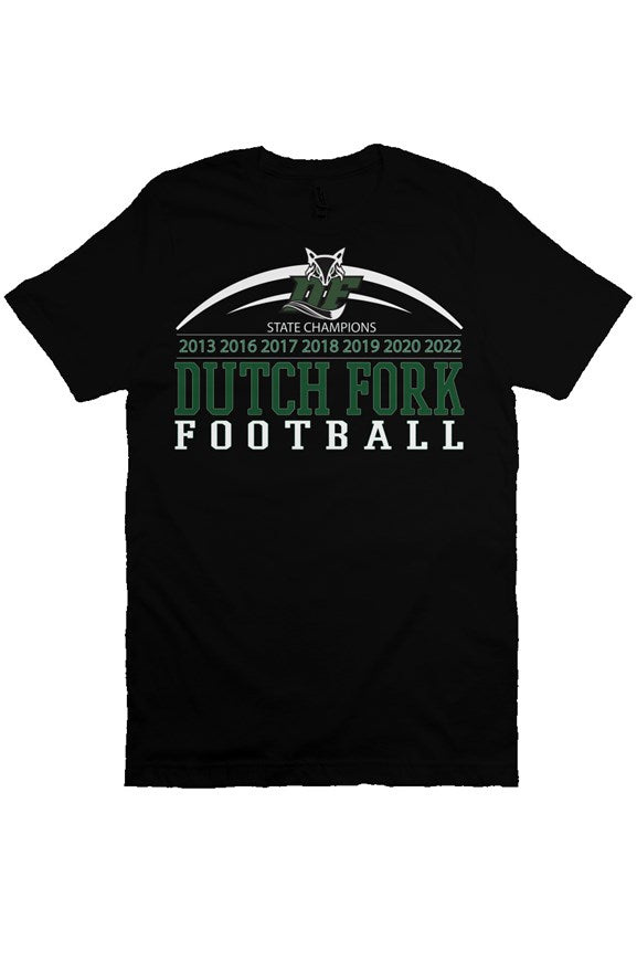 Dutch Fork Football Champions Tee (Black)