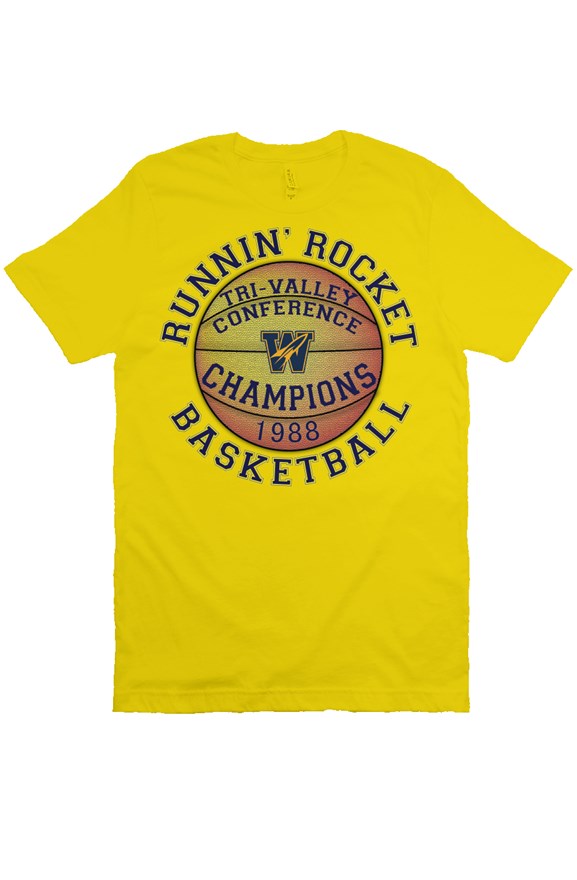 Wellston Runnin' Rocket 35th Anniversary Championship Tee (Gold)