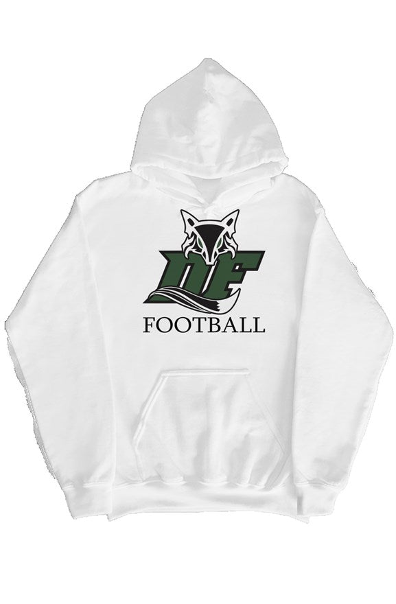 Dutch Fork Football Big Logo Hoodie (White)
