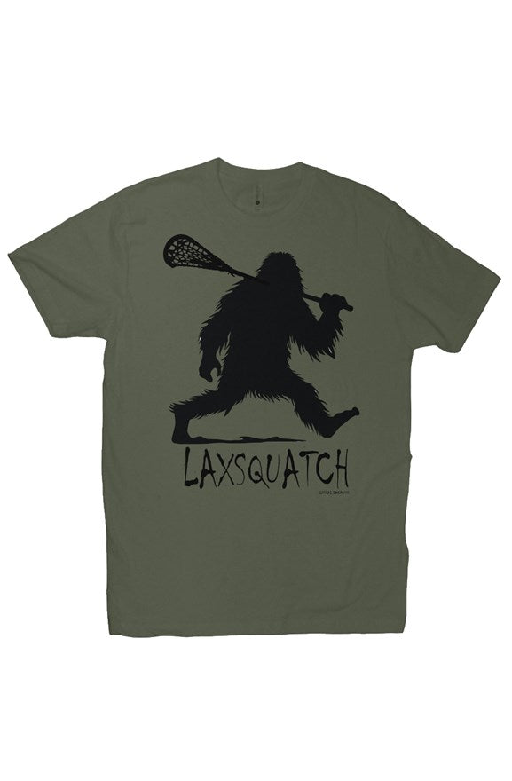 Laxsquatch Premium Crew (Military Green)