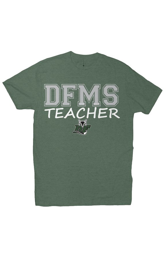 DFMS Teacher Simple Design Premium Crew (Royal Pine)