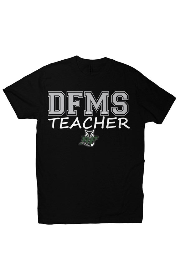 DFMS Teacher Simple Design Premium Crew (Black)