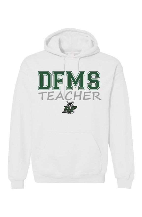 DFMS Teacher Simple Design Hoodie (White)