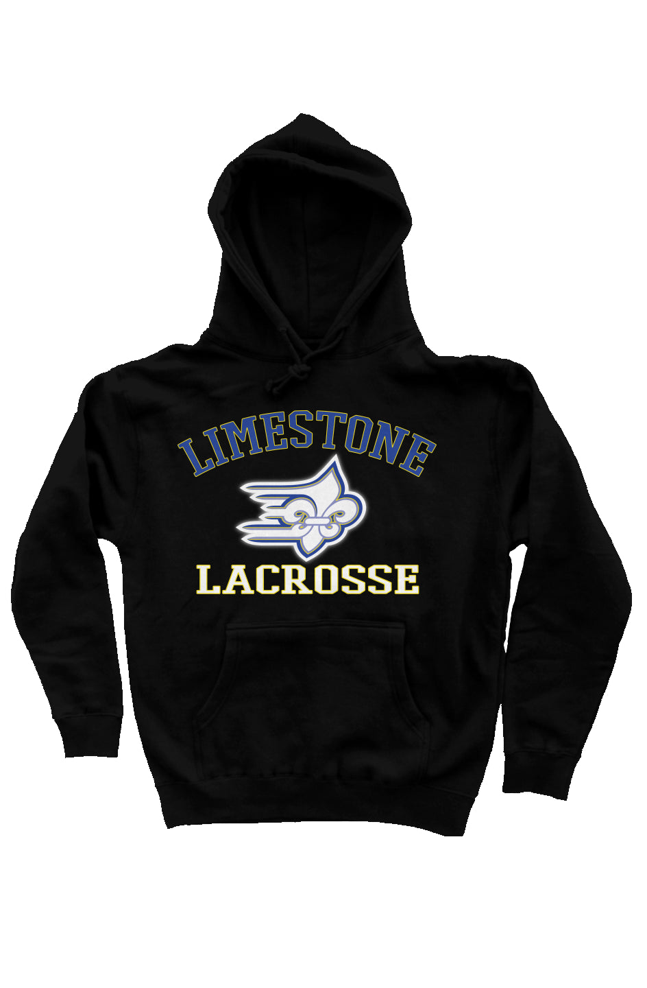 Limestone Lacrosse Hoodie Black