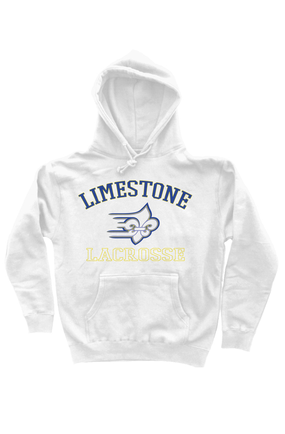 Limestone Lacrosse Hoodie White
