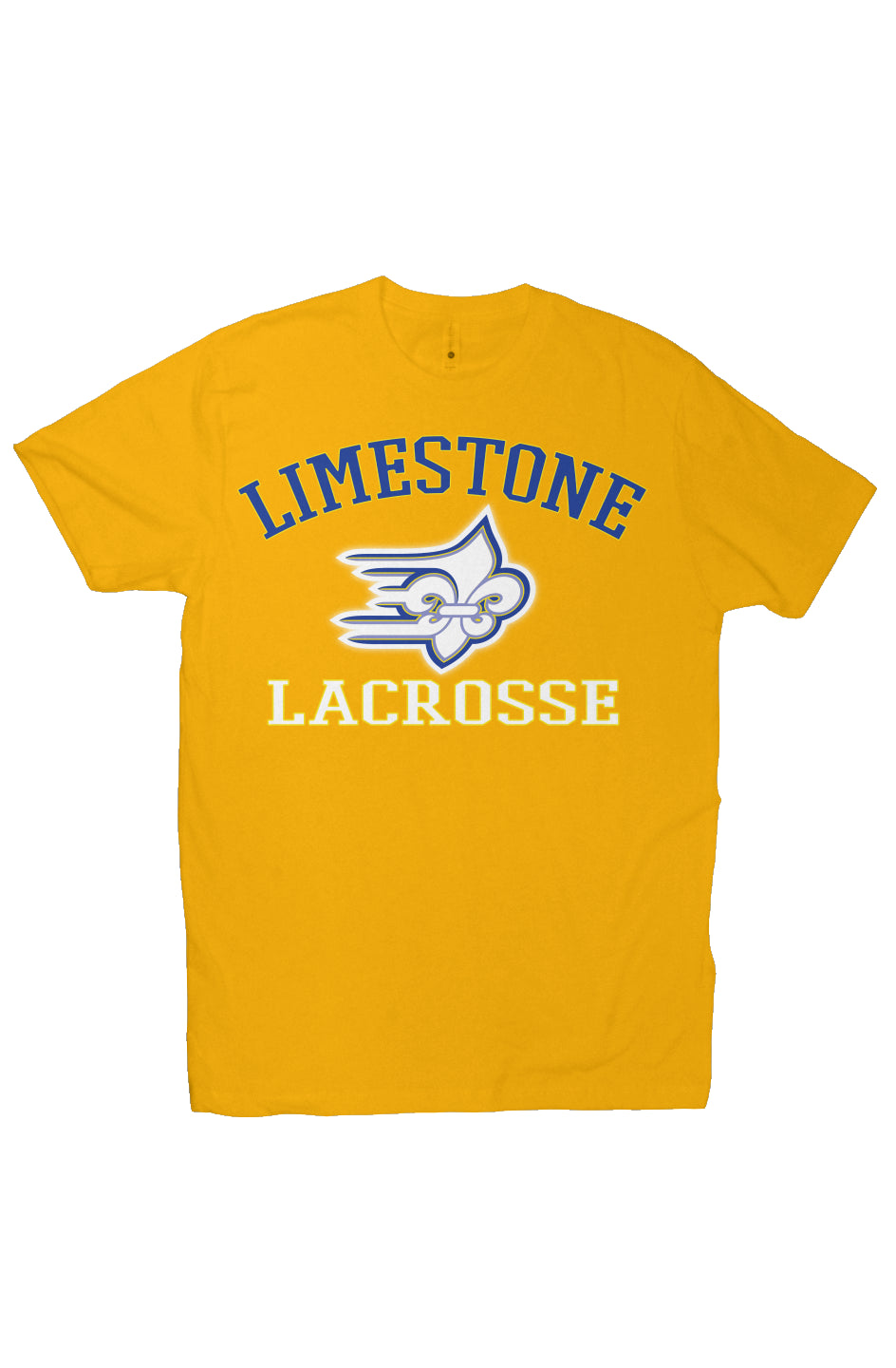Limestone Lacrosse Tee Gold