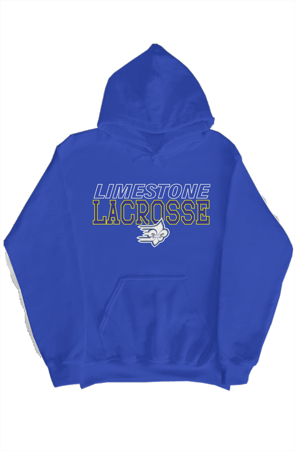 Limestone Lacrosse Outline Hoodie