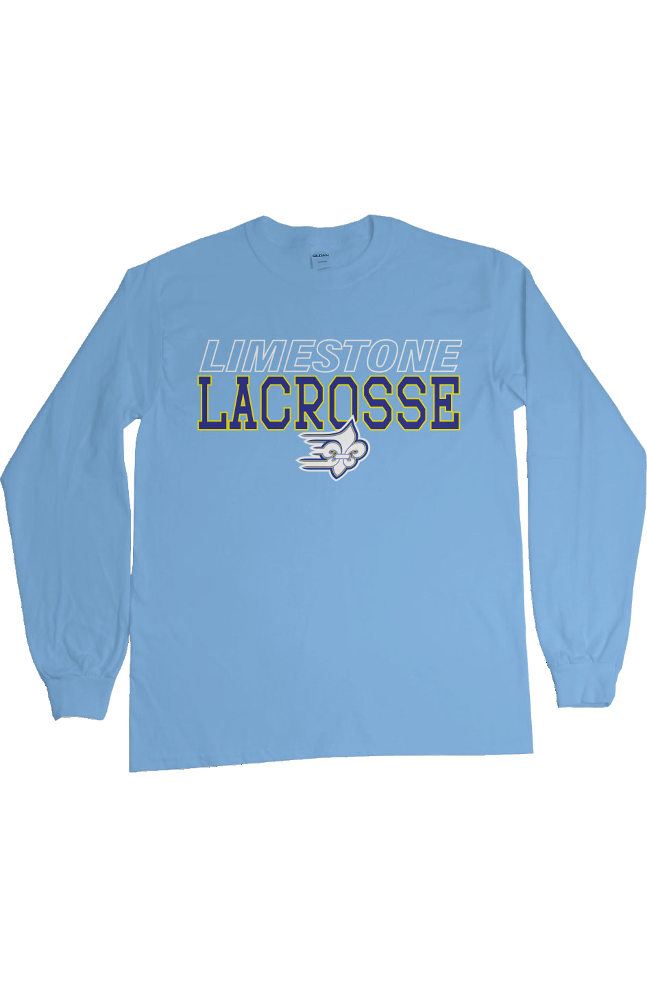Limestone Lacrosse Outline L/S Tee