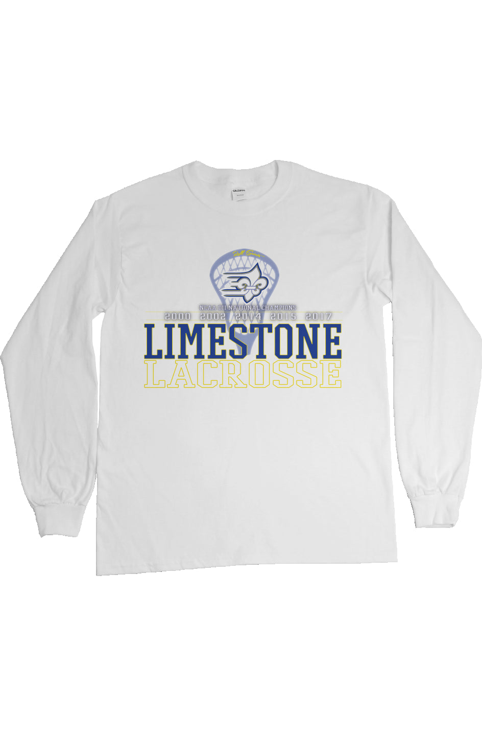Limestone Lacrosse 5X Champs L/S Tee