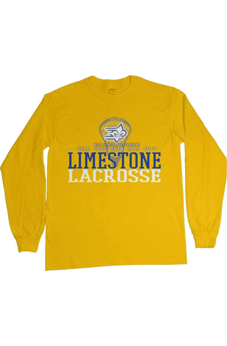 Limestone Lacrosse 5X Champs L/S Tee