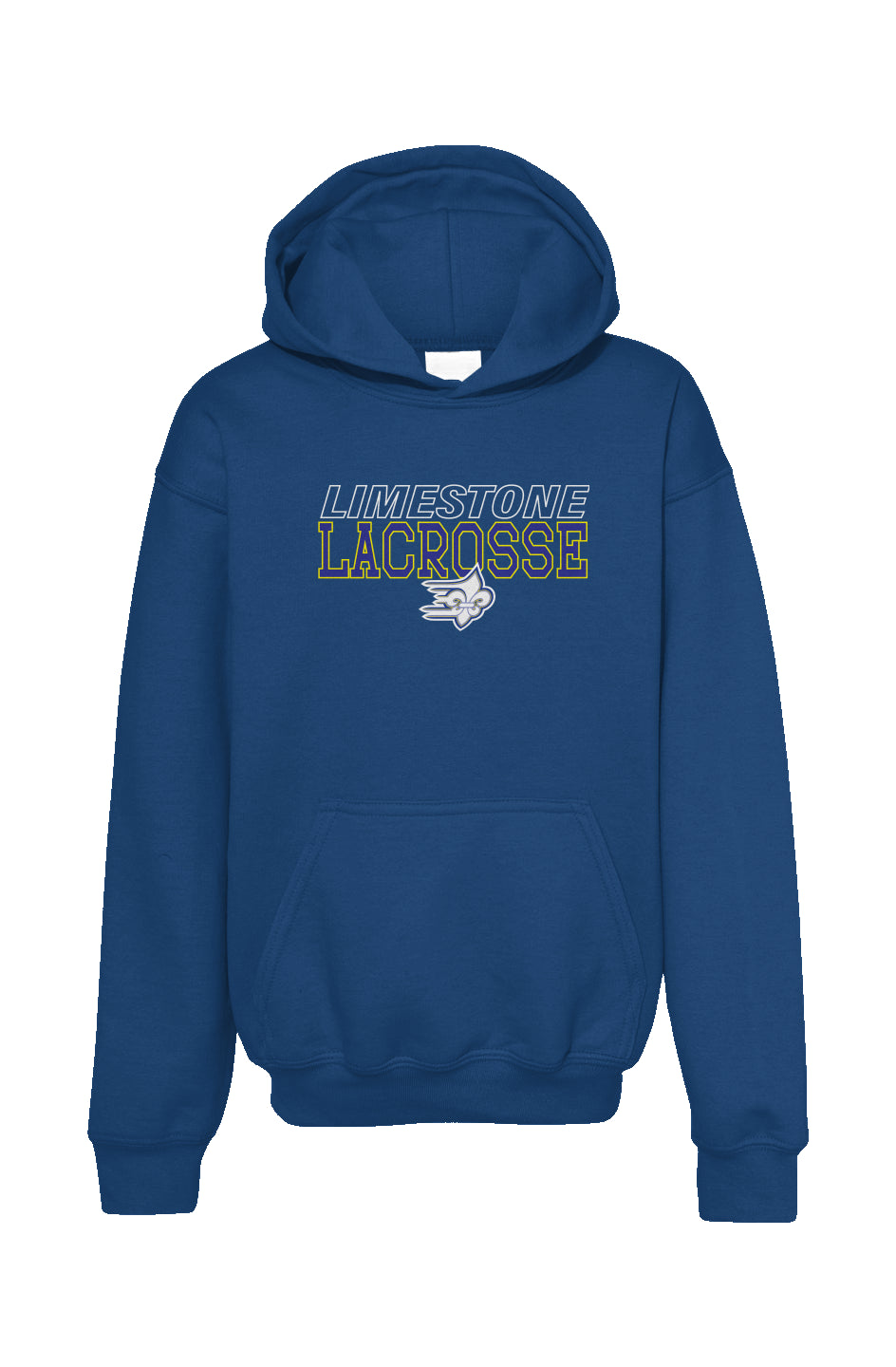 Limestone Lacrosse Outline Hoodie Youth