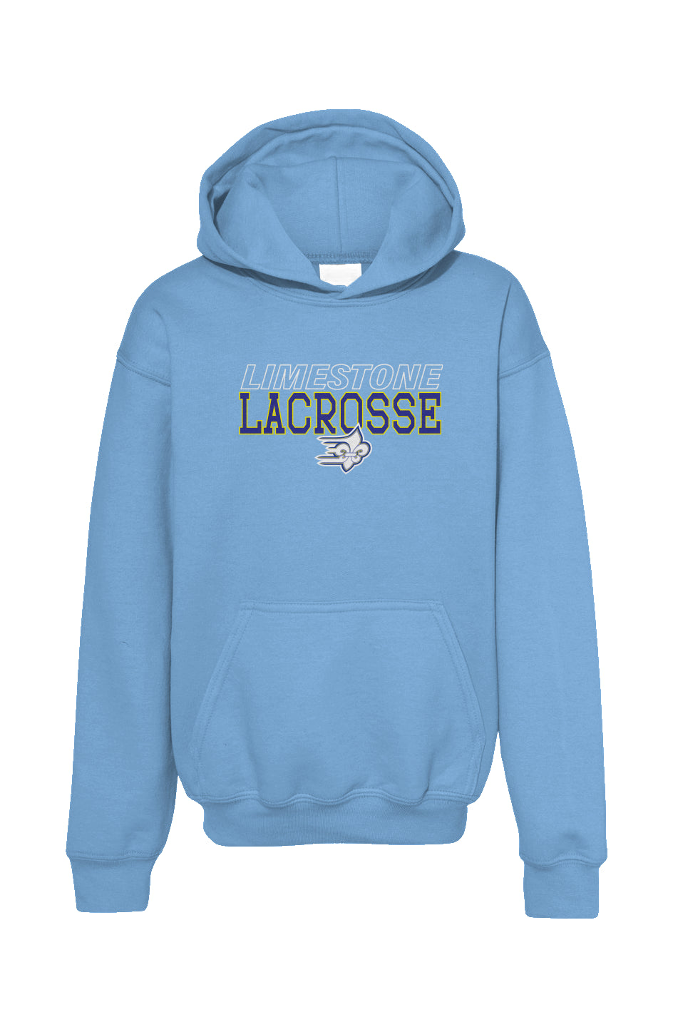 Limestone Lacrosse Outline Hoodie Youth