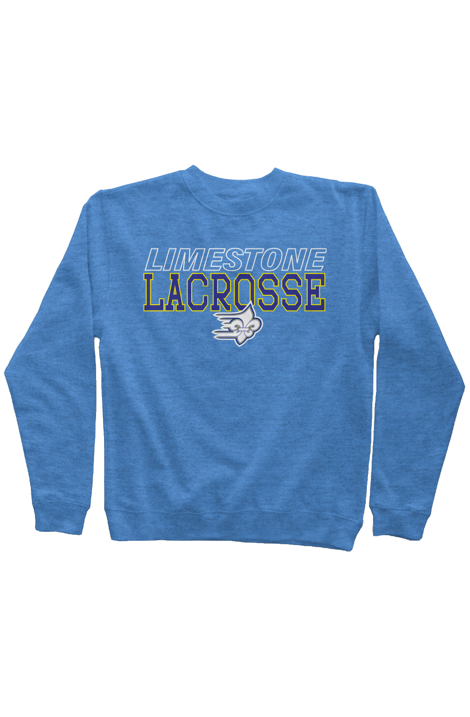 Limestone Lacrosse Outline Mid-Weight Sweatshirt