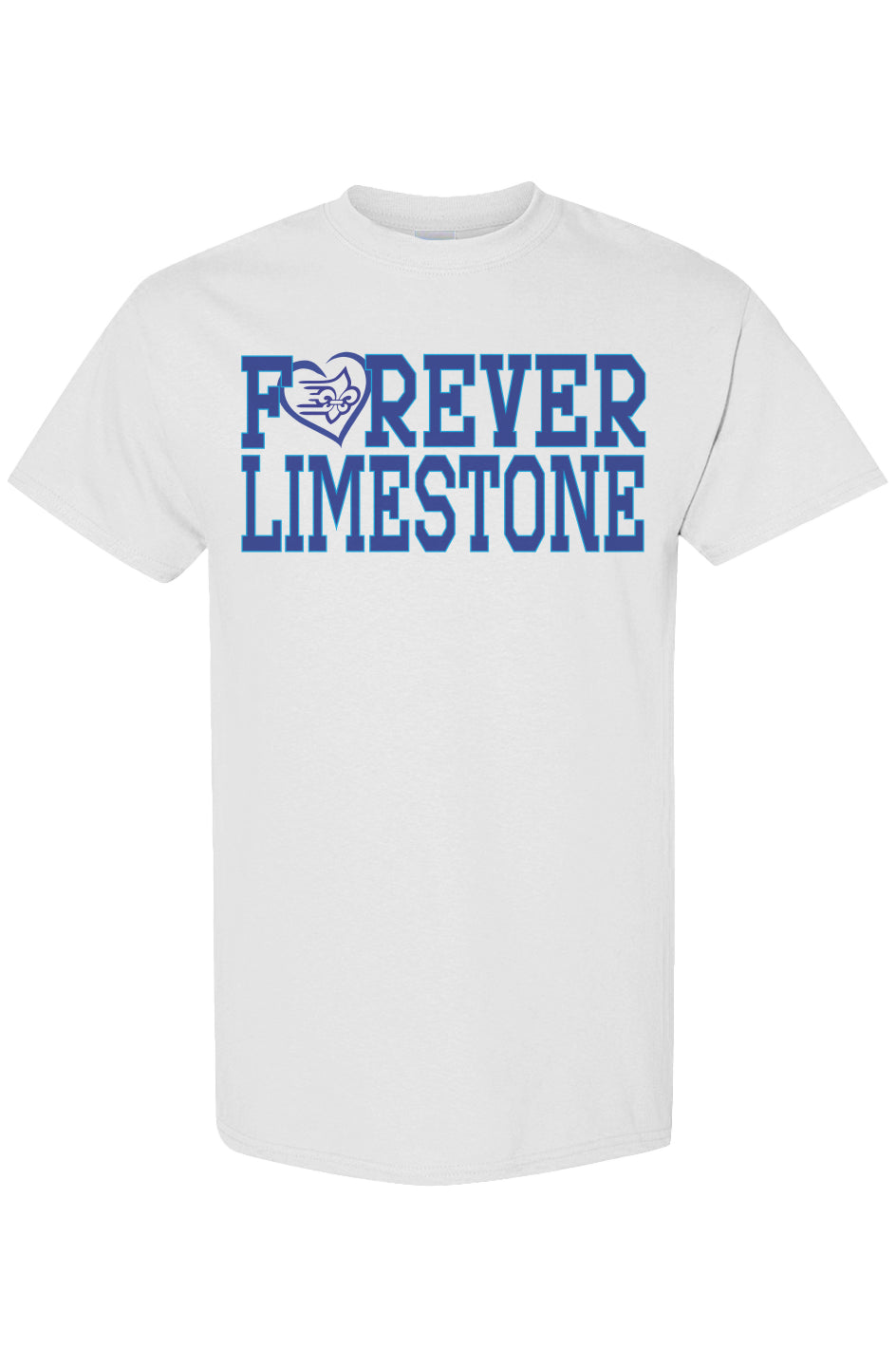 Forever Limestone Tee Blue and Light Blue