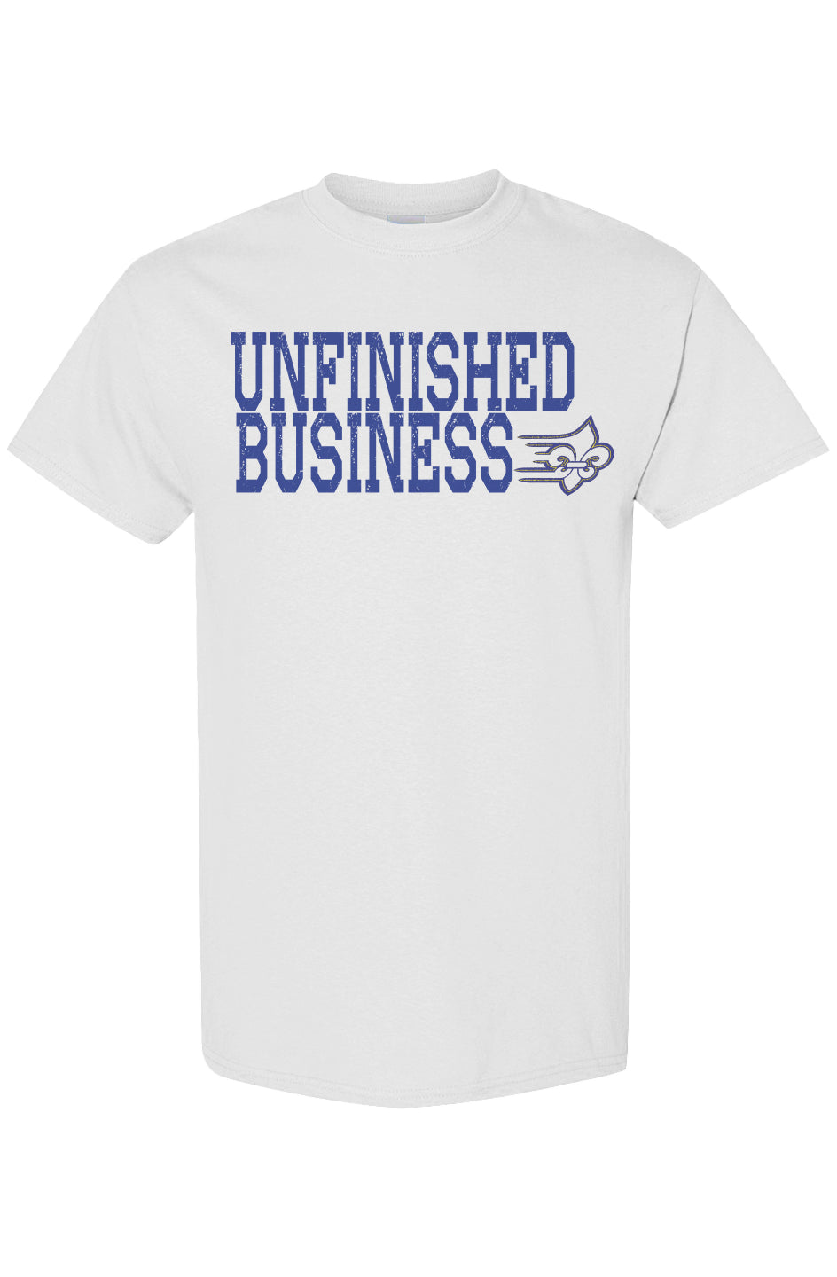 Limestone Lacrosse Unfinished Business Tee Rapid Fulfillment