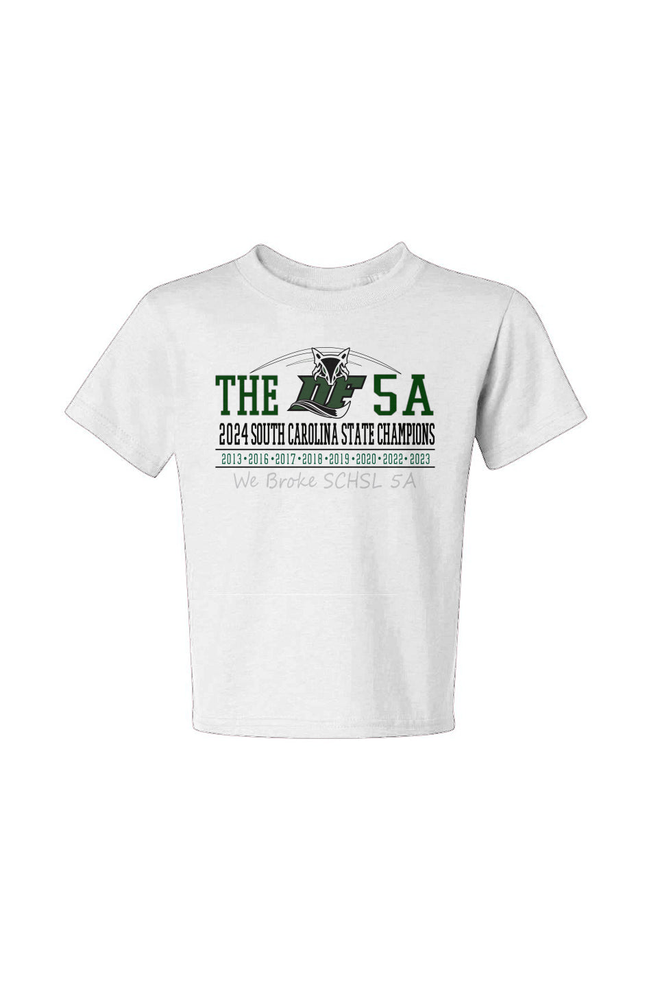 Dutch Fork Football 'THE 5A Champs' Tee (2024) Youth