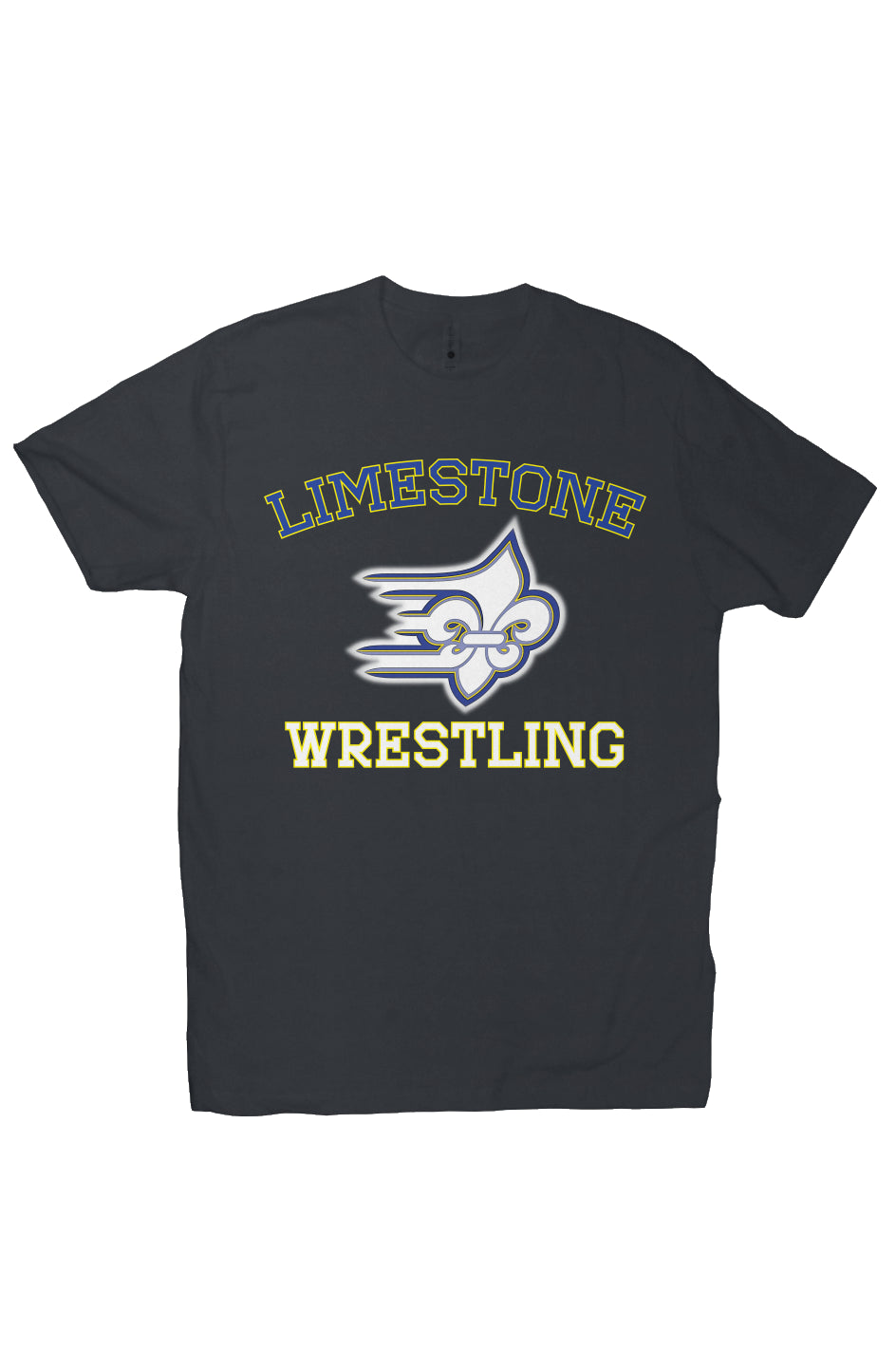 Limestone Big Logo Wrestling Premium Tee