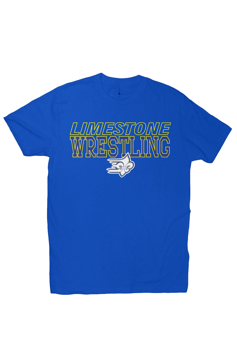 Limestone Wrestling Outline Premium Tee
