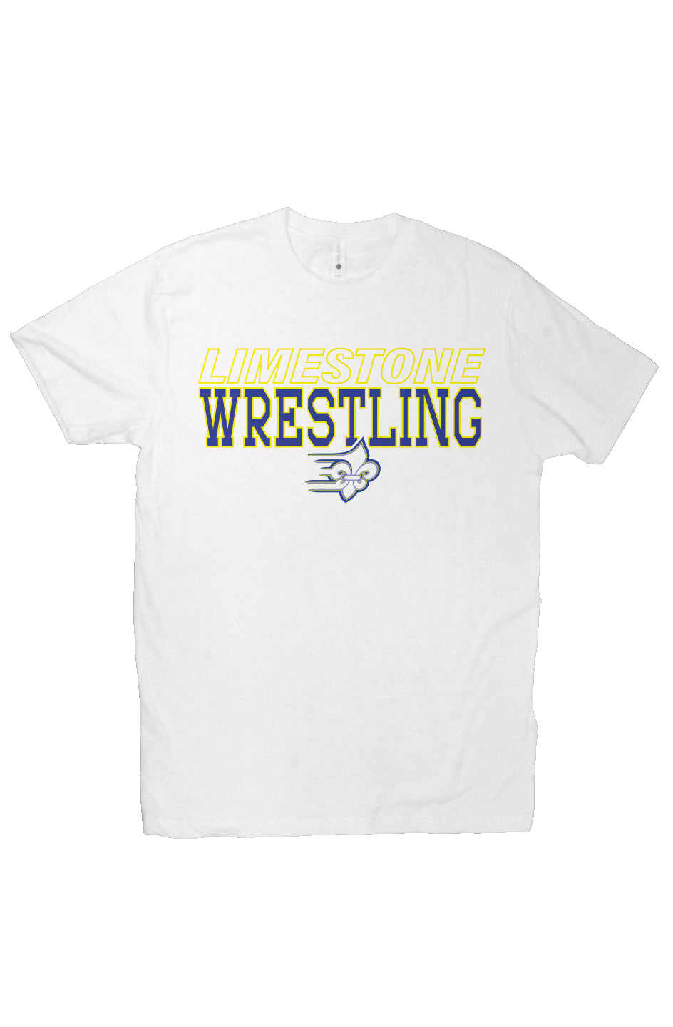 Limestone Wrestling Outline Premium Tee