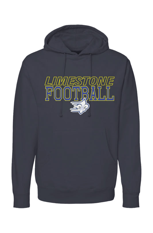 Limestone Football Premium Outline Hoodie