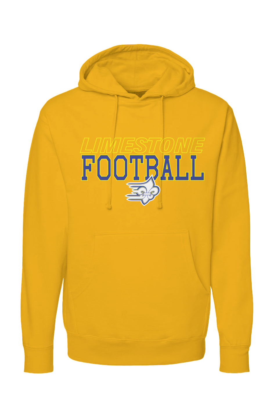 Limestone Football Premium Outline Hoodie