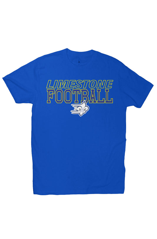 Limestone Football Premium Outline Tee